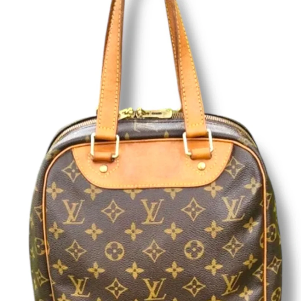 EUC Louis Vuitton LV Hand Bag Excursion Brown Monogram Classic Vintage UNISEX
